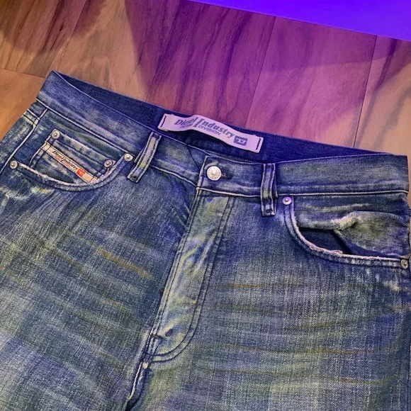 Diesel Italy Brush Faded Jeans